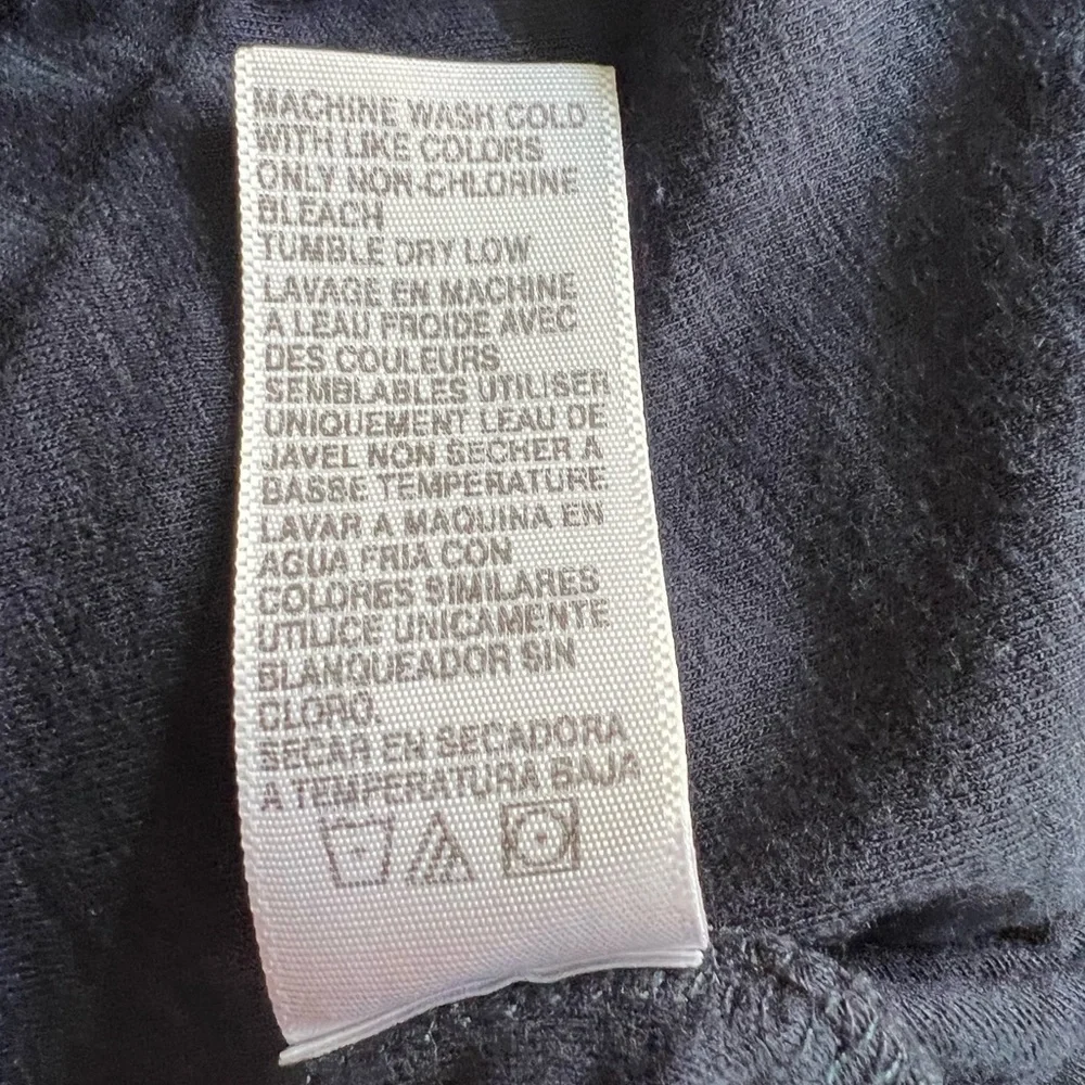 James Perse Navy Blue Slub Tee Size 2 - Picture 7 of 9